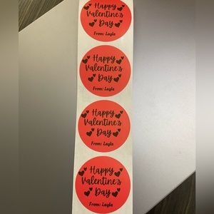 25 Custom Valentine’s Day Stickers